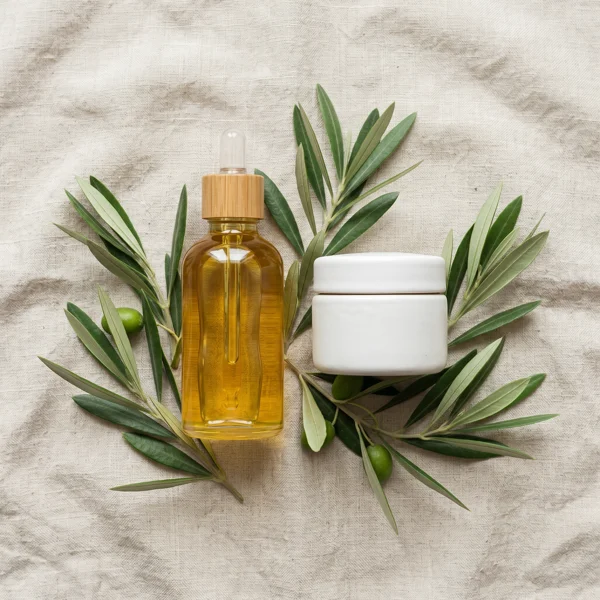 Telový olej a balzam s olivovými listami